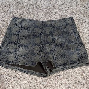 Snakeskin Shorts